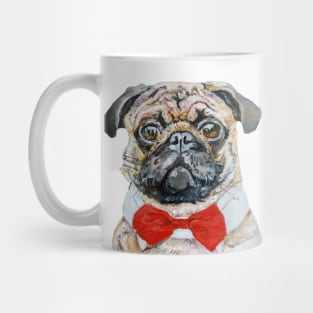 Pug (oil painting) Mug